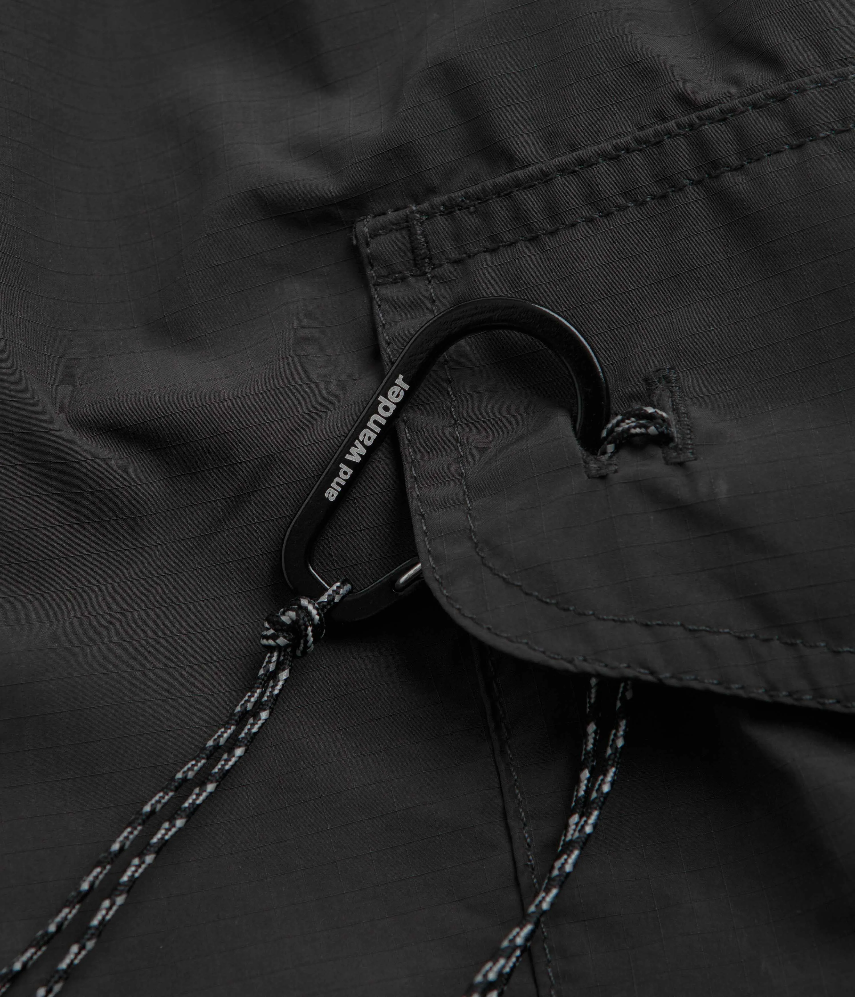 and wander Oversized Cargo Pants - Charcoal