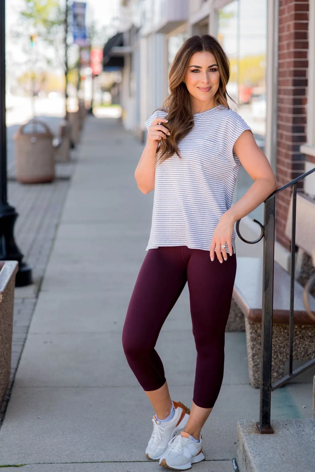 Basic Cropped Active Leggings