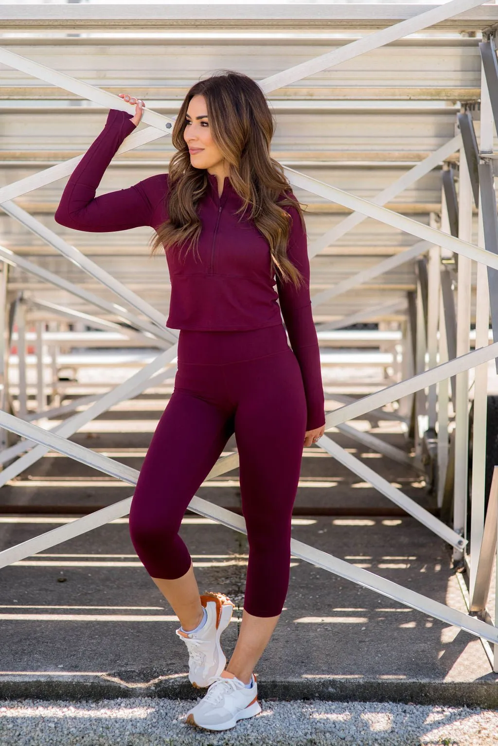 Basic Cropped Active Leggings