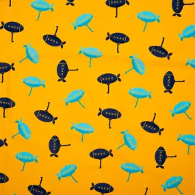 Bathing Suit Print - Airship - Yellow