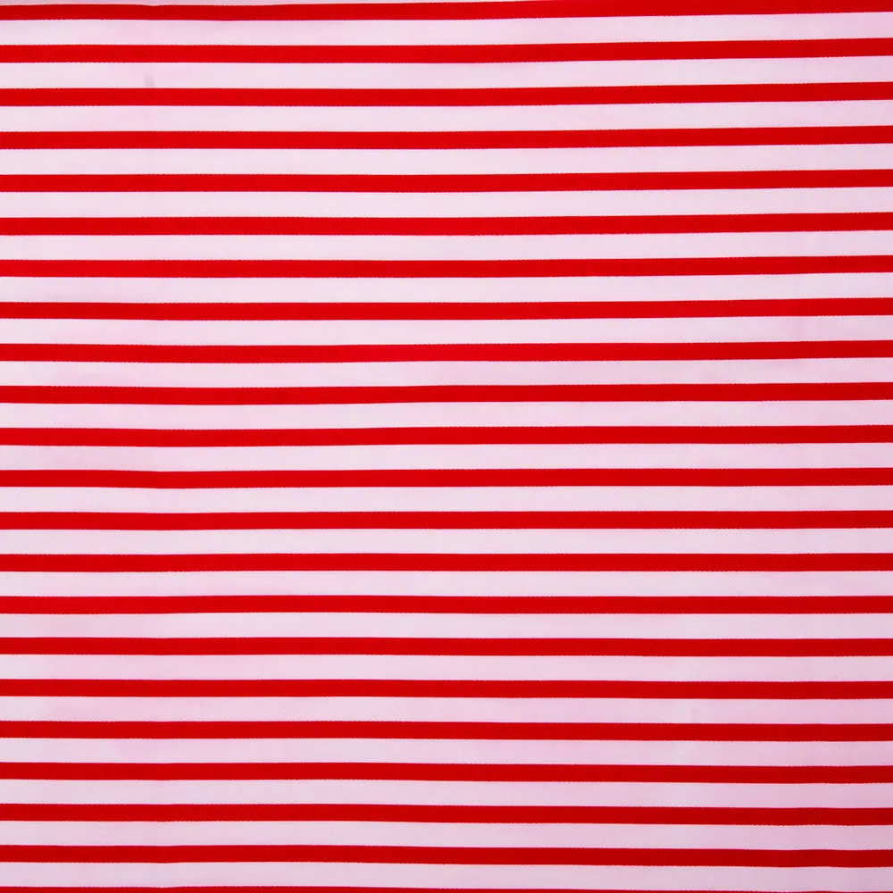 Bathing Suit Print - Stripes - Red