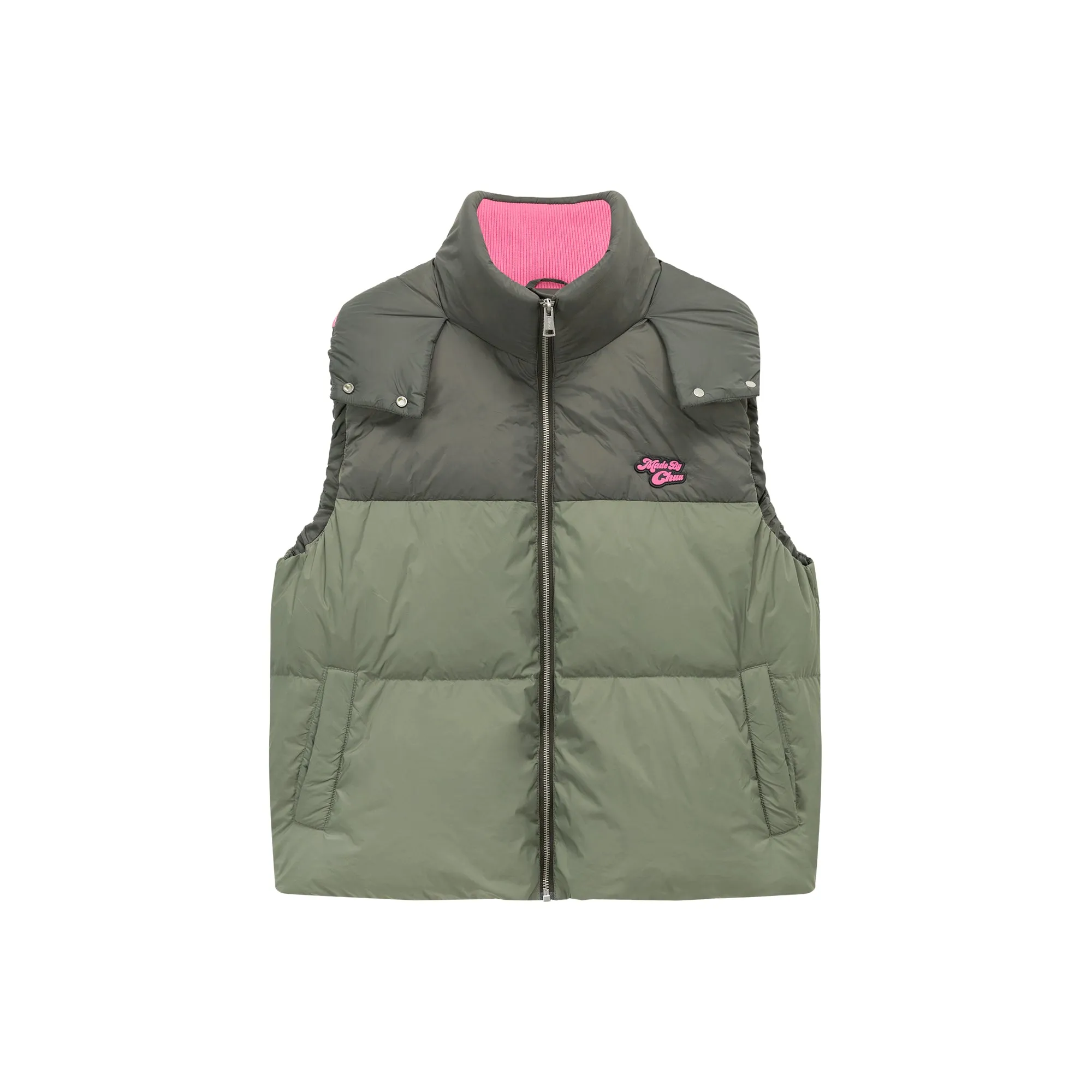 Color Matching Padded Vest