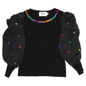 GEM PUFF LONG SLEEVE TOP