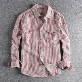 LMS Casual Striped Shirts