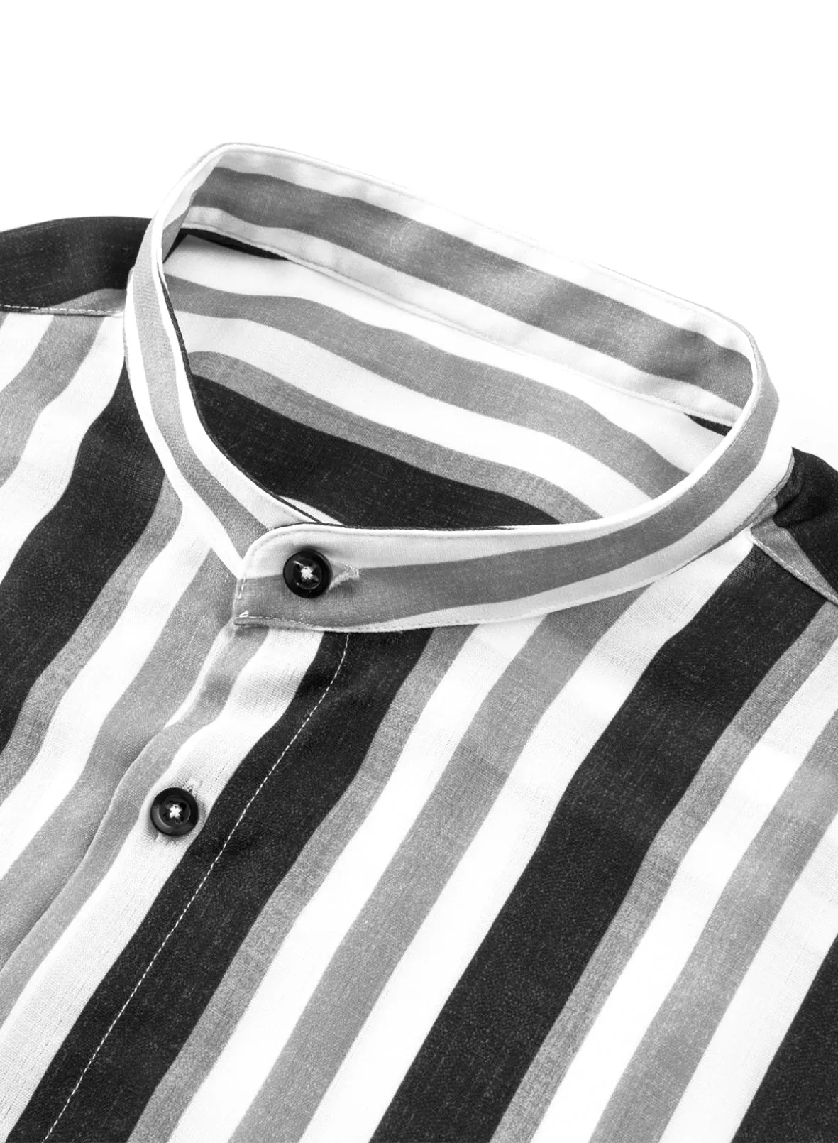 Mens Casual Long Sleeve Button Down Shirts Cotton Striped Dress Shirts for Men | MC255371-1