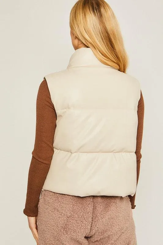 Pu Padded Vest