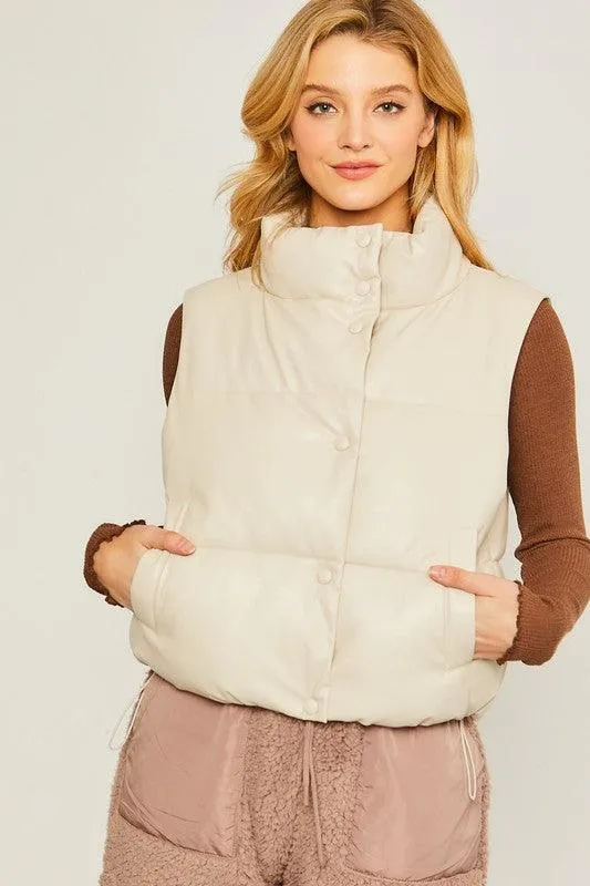 Pu Padded Vest