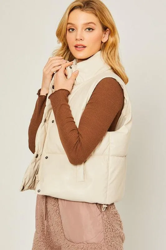 Pu Padded Vest