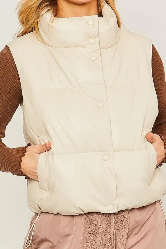 Pu Padded Vest