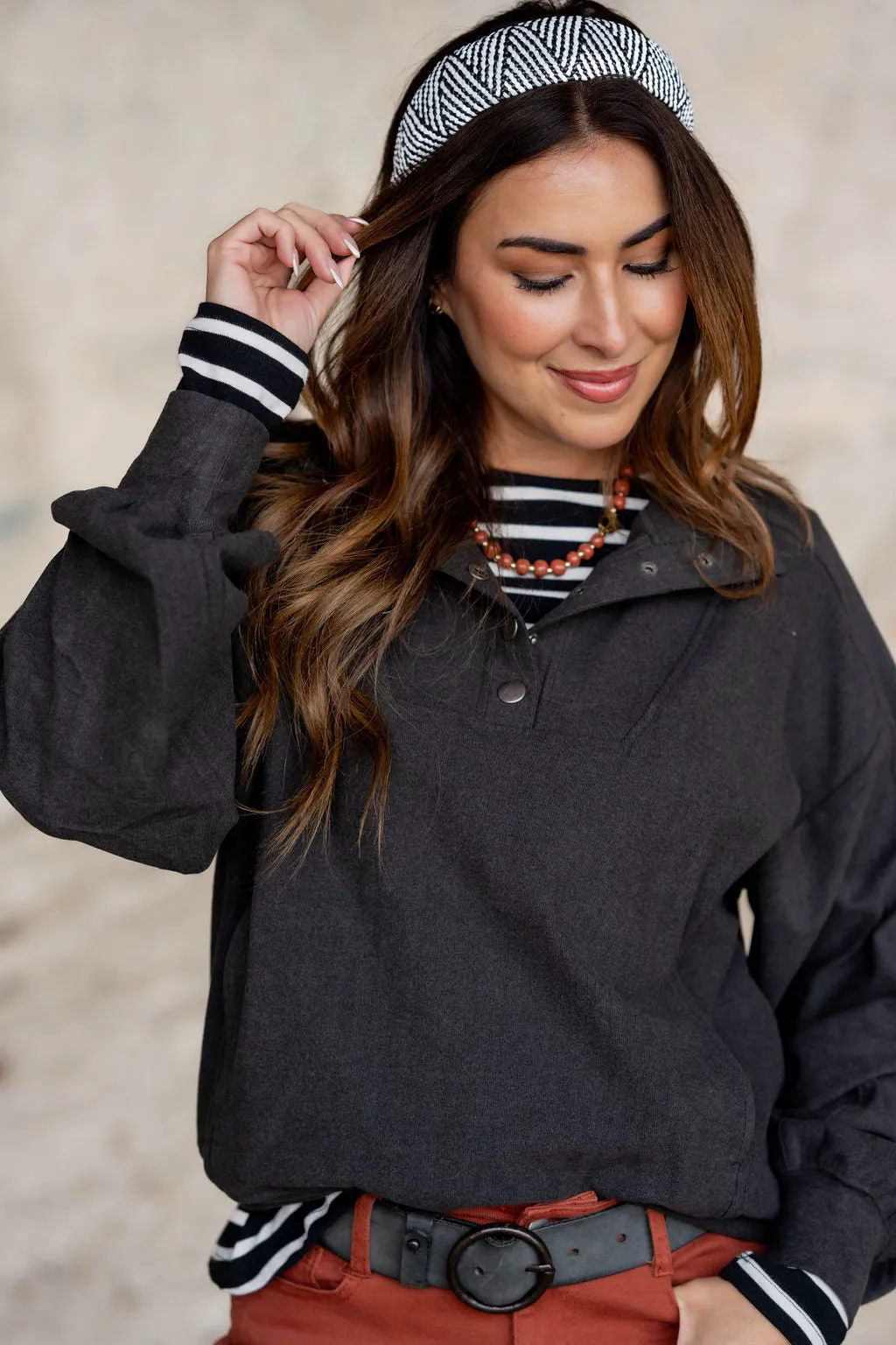 Relaxed Sleeve Pullover