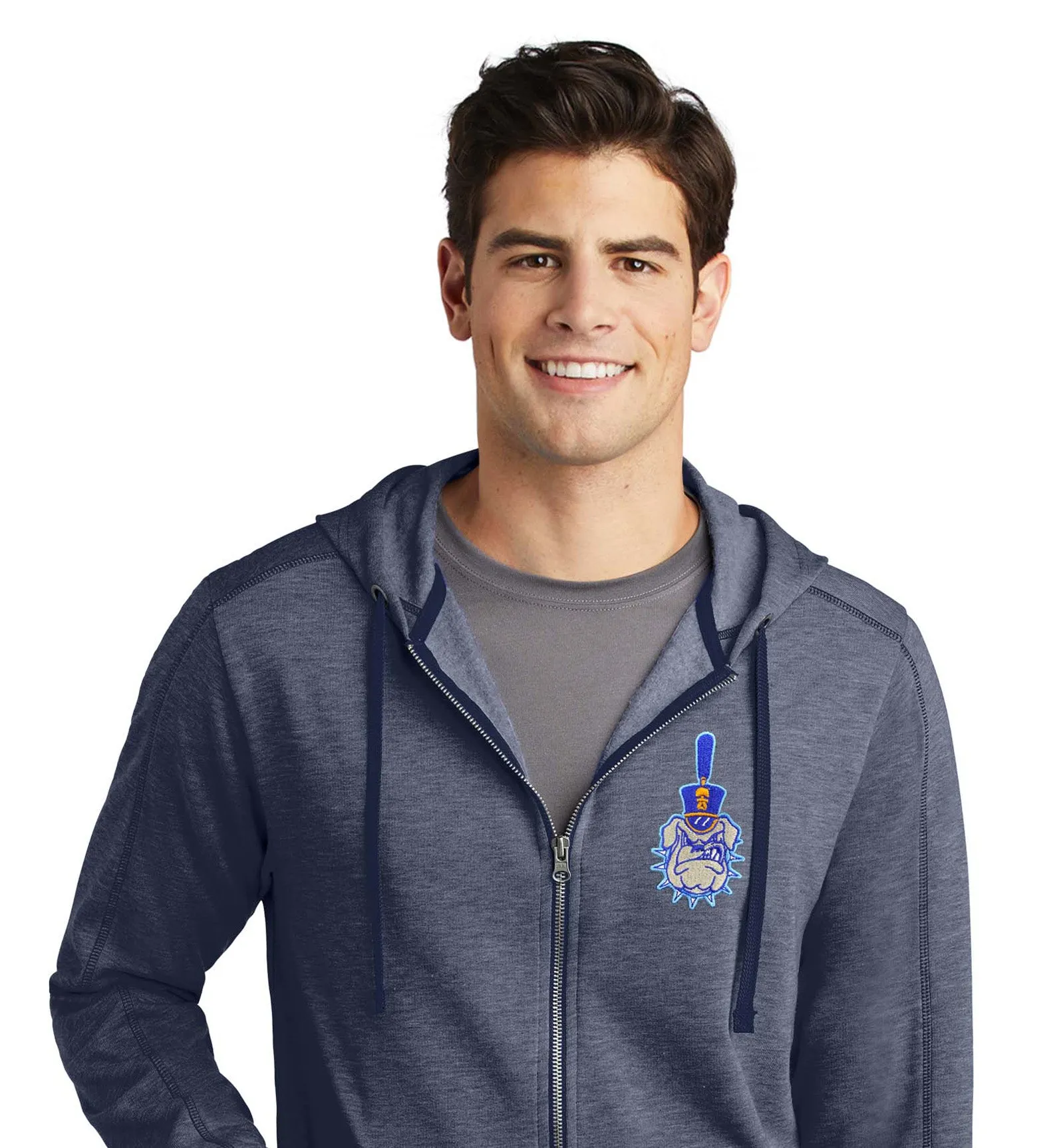 Spike Full-Zip Hooded Jacket