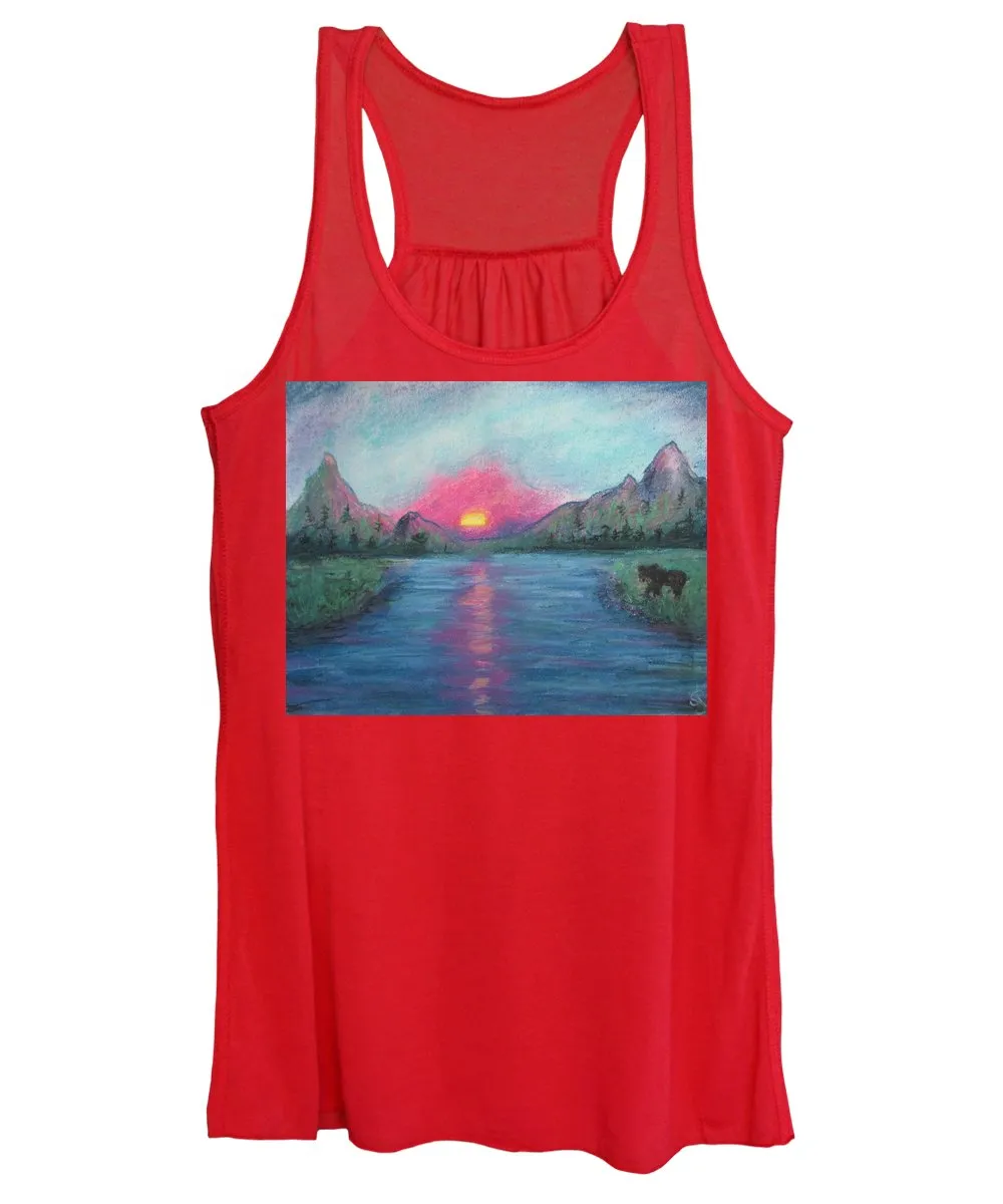 Sunny Bear Side ~ Women's Tank Top