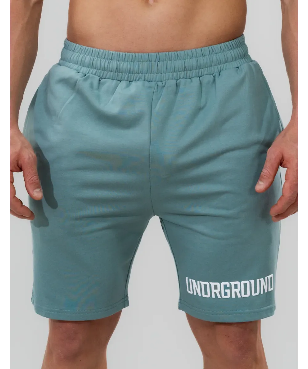 UNDRGROUND Relaxed Fit Shorts (Slate Blue)