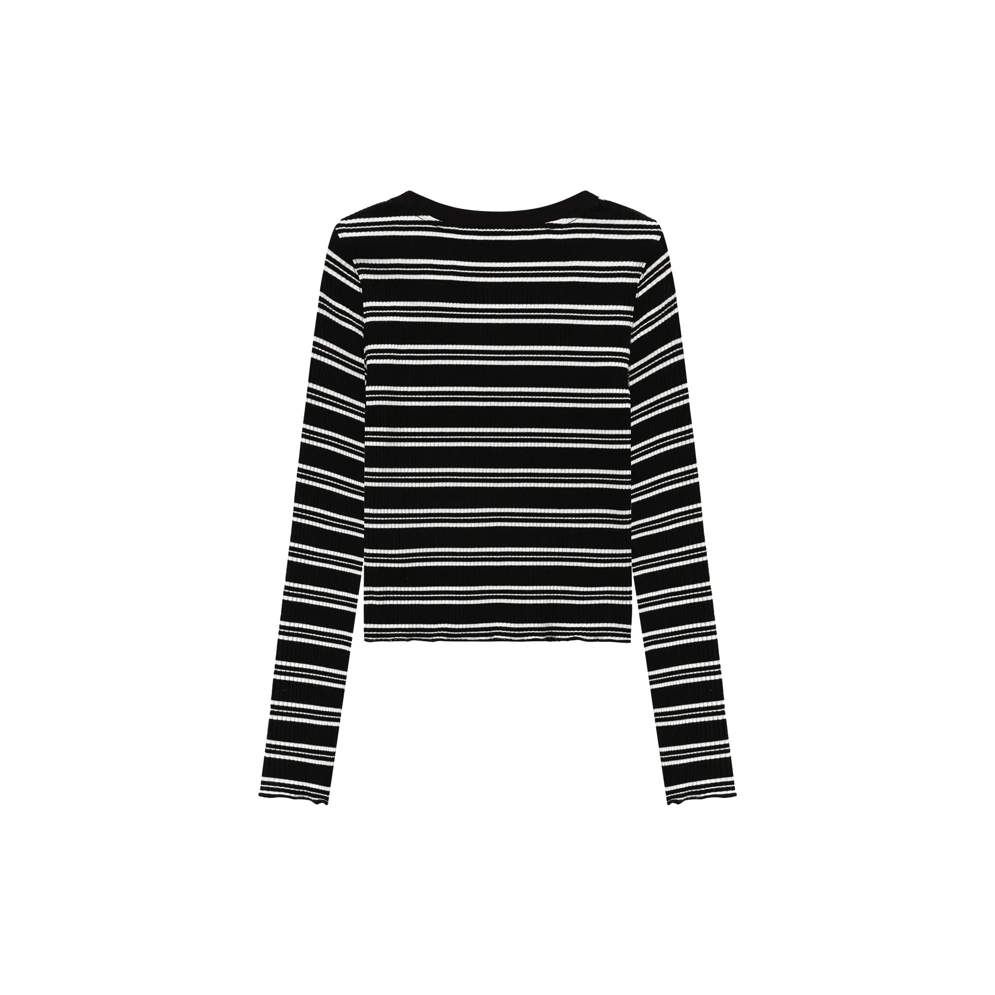 V-Neck Striped T-Shirt