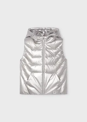 White Gold Girl’s Padded Vest - Select Size